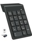 EKRAJ Black Wireless Numeric Keypad