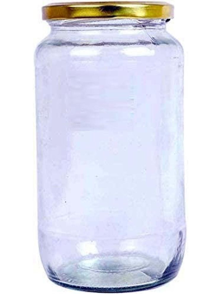     			1st Time Glass Container Jar Glass Transparent Utility Container ( Set of 1 )