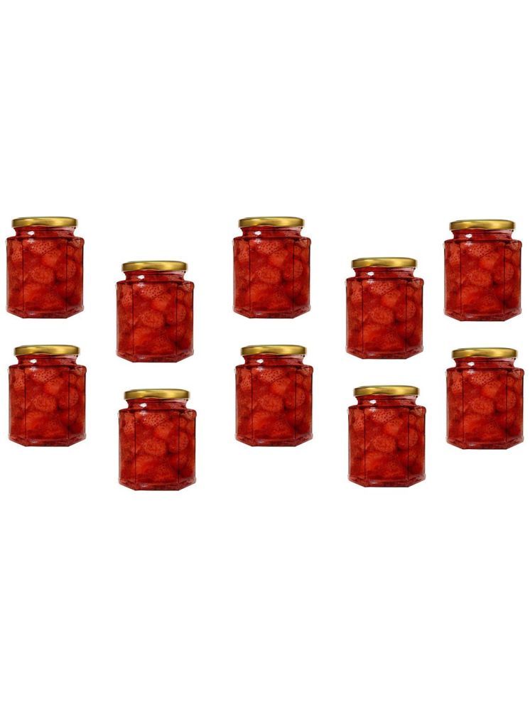     			1st Time Glass Container Jar Glass Transparent Utility Container ( Set of 10 )