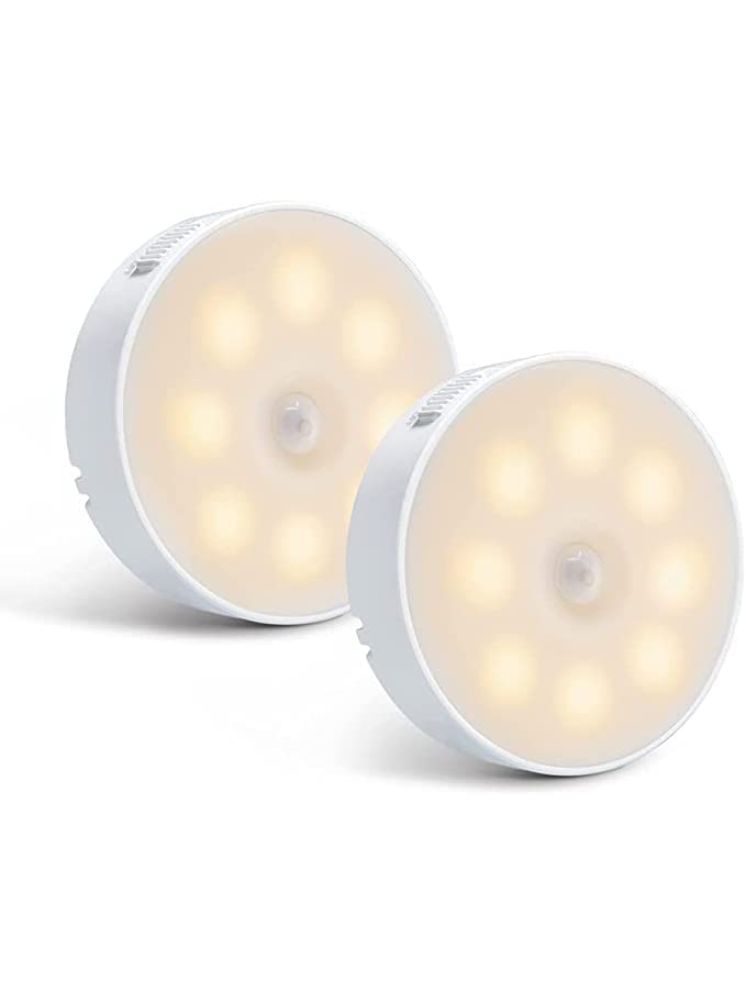     			BM Ecom Traders Off white Night Lamp ( Pack of 2 )