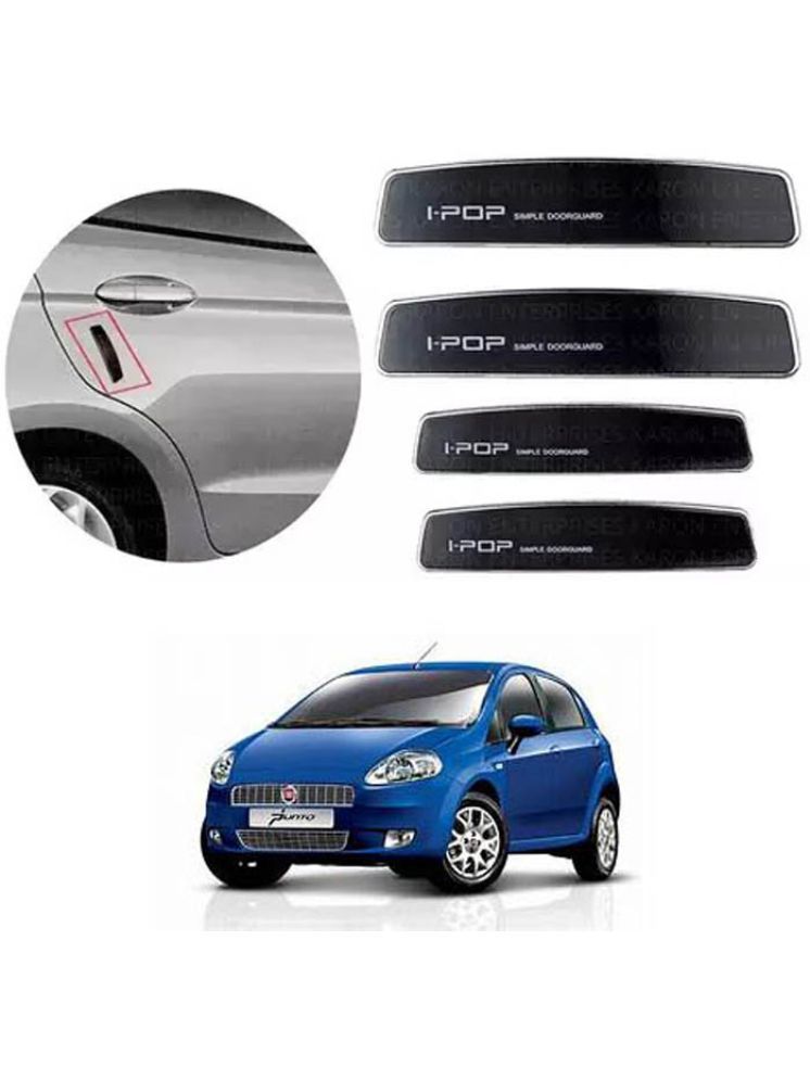     			Etradezone Car Door Guard (Pack Of 4, Black) For Fiat Grande Punto