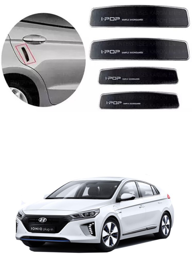     			Etradezone Car Door Guard (Pack Of 4, Black) For Hyundai Ioniq