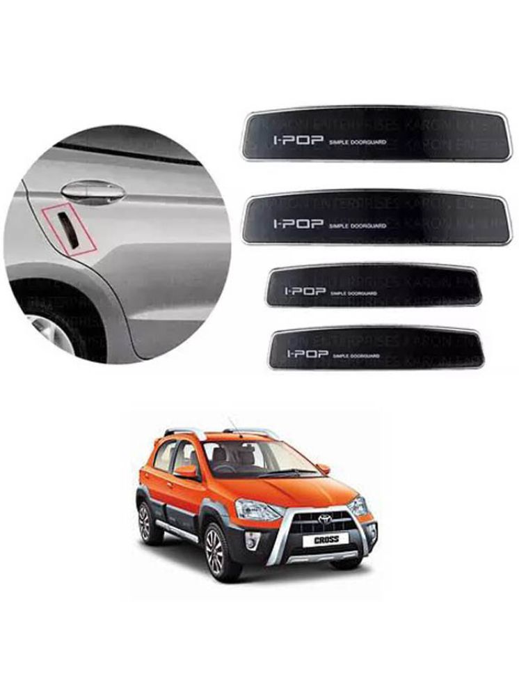     			Etradezone Car Door Guard (Pack Of 4, Black) For Toyota Etios Cross