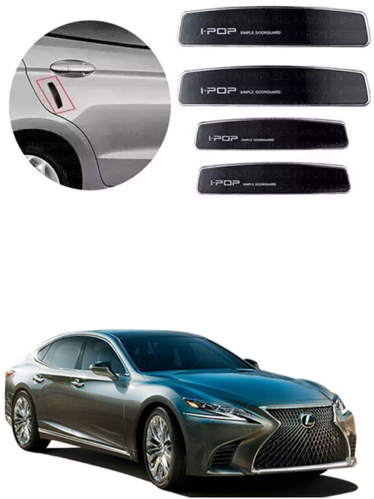     			Etradezone Car Door Guard (Pack Of 4, Black) For Lexus LS