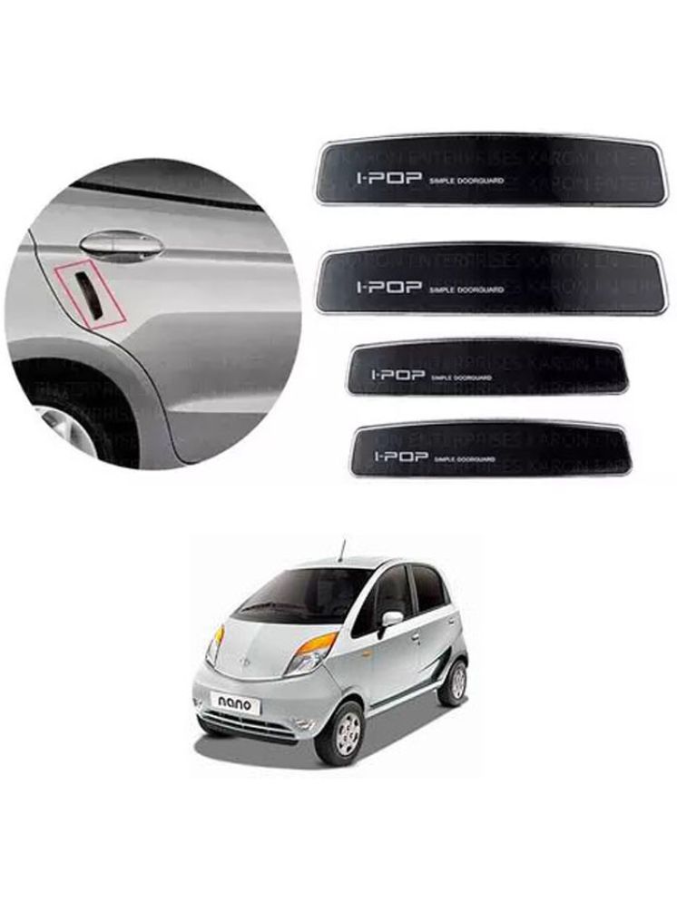     			Etradezone Car Door Guard (Pack Of 4, Black) For Tata Nano