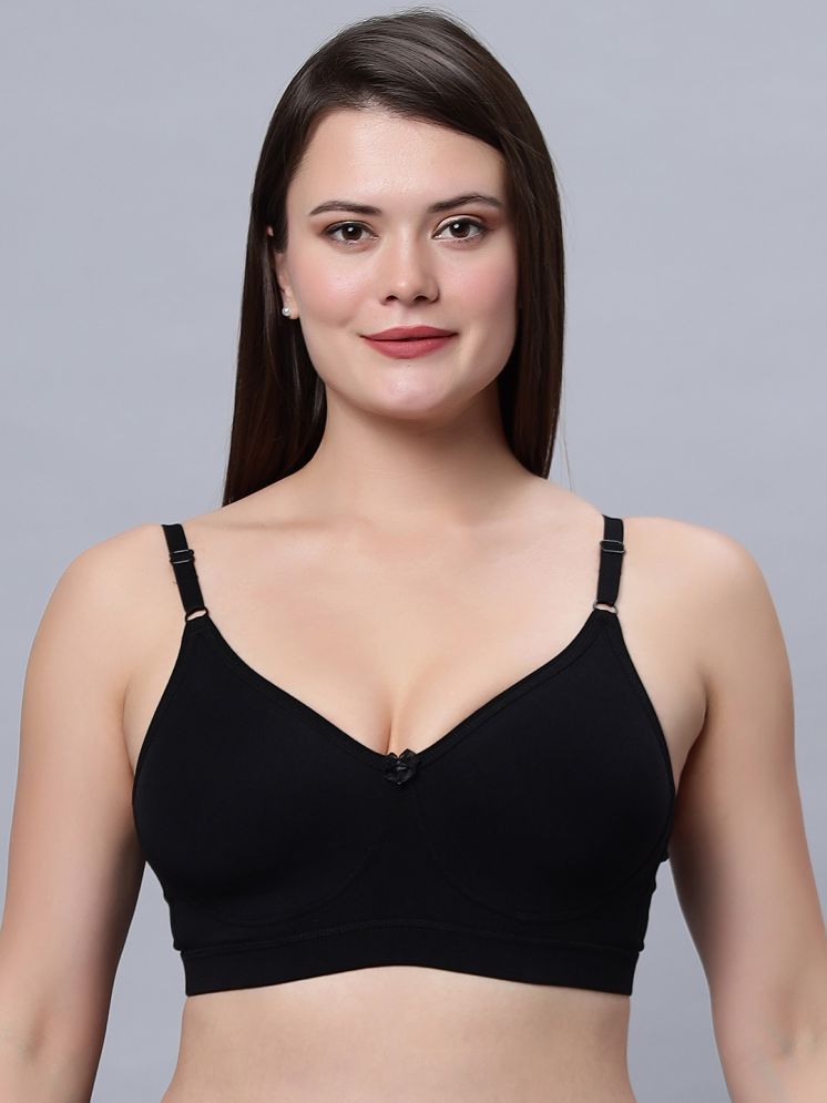     			IN CARE LINGERIE Black Lycra Lightly Padded Women's T-Shirt Bra ( Pack of 1 )