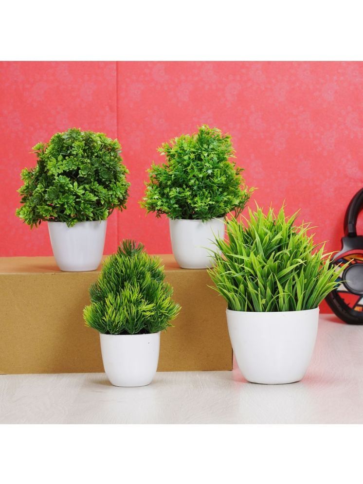     			KanRaj - Green Wild Artificial Bonsai ( Pack of 4 )