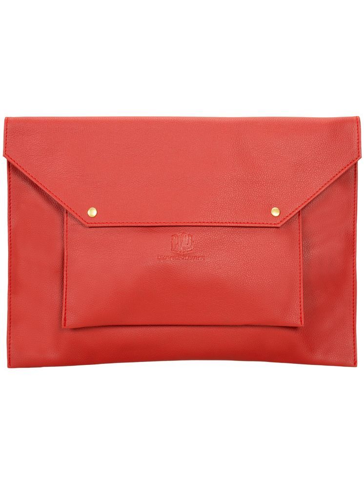     			LNL LEATHER NO LEATHER Red Laptop Sleeves