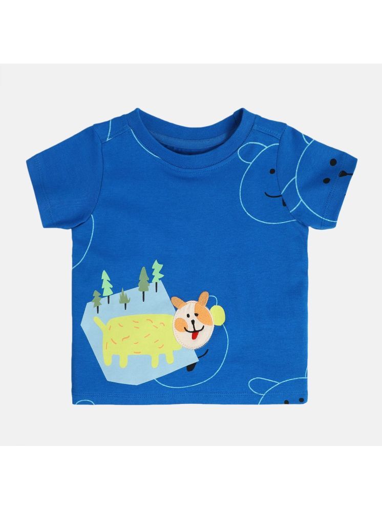     			MINI KLUB Blue Baby Boy T-Shirt ( Pack of 1 )