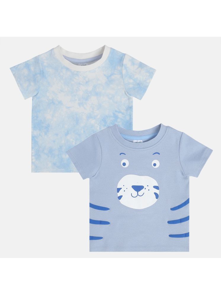     			MINI KLUB Multi Baby Boy T-Shirt ( Pack of 2 )