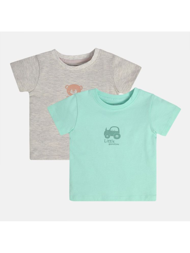     			MINI KLUB Multi Baby Boy T-Shirt ( Pack of 2 )