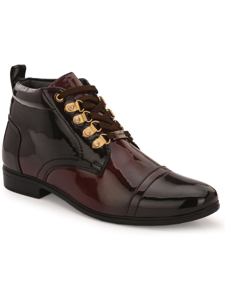     			Magnolia Maroon Men's Party Boots