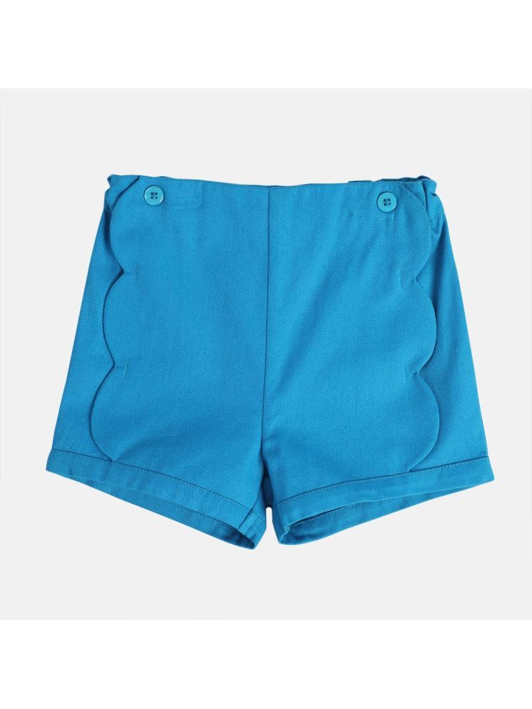     			Miniklub Baby Girls Woven Shorts (Blue Color)