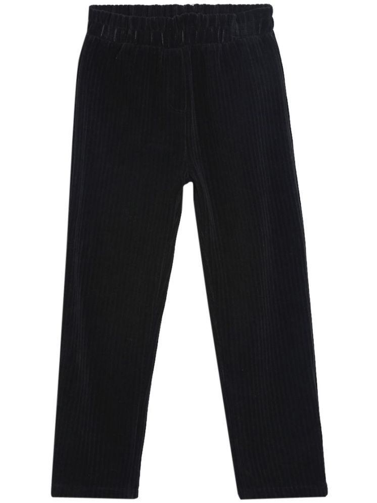     			Miniklub Girls  Full Length Knit Pant (Black Color)