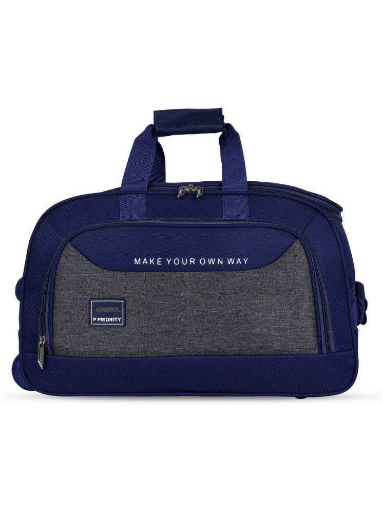     			Priority 41 Ltrs Blue Polyester Duffle Bag