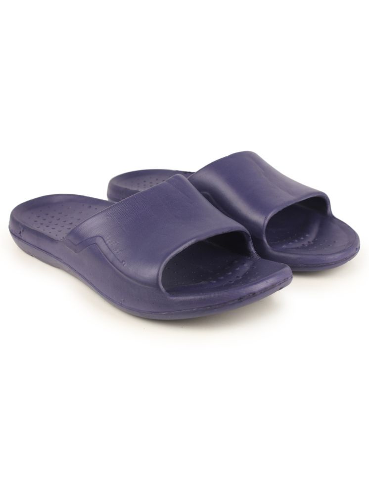     			Richale Blue Men's Slide Flip Flop