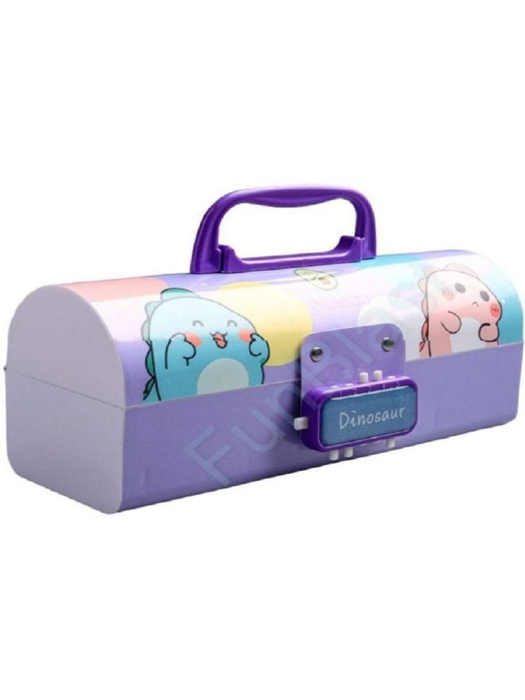     			SOFLITA Kids Pen & Pencil Box – Suitcase Style Password Lock Pencil Case, Multi-Layer Pencil Box for Kids, Boys, Girls, Stationary