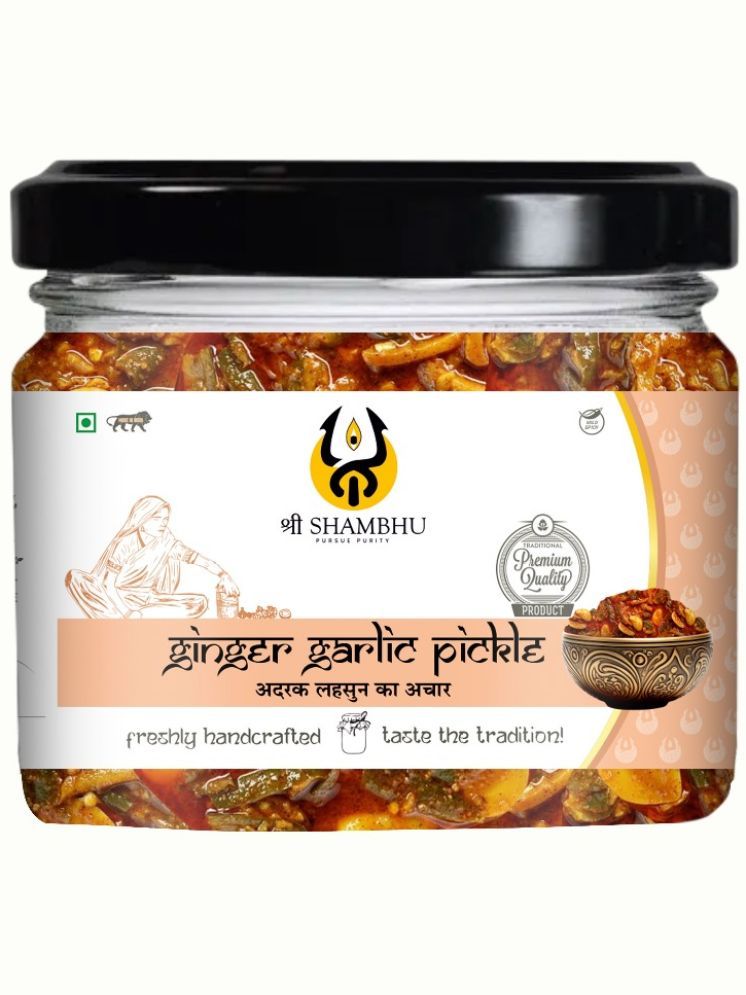     			Shri Shambhu Ginger Garlic Pickle Vegetable Pickle 300 g