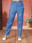 Aarika Girls Casual Wear Blue Colour Solid Denim Jeans