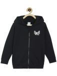 MINI KLUB Boys Cotton Casual Jacket ( Black , Pack of 1 )