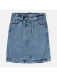 MINI KLUB Pack of 1 Girls Cotton A-Line Skirt ( Blue )