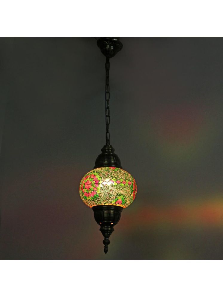     			1st Time Glass Designer Ceiling Lamp Pendant Multi - Pack of 1