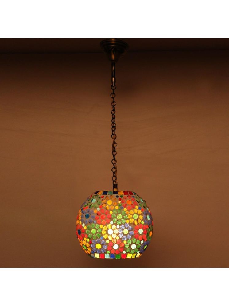     			1st Time Glass Designer Ceiling Lamp Pendant Multi - Pack of 1