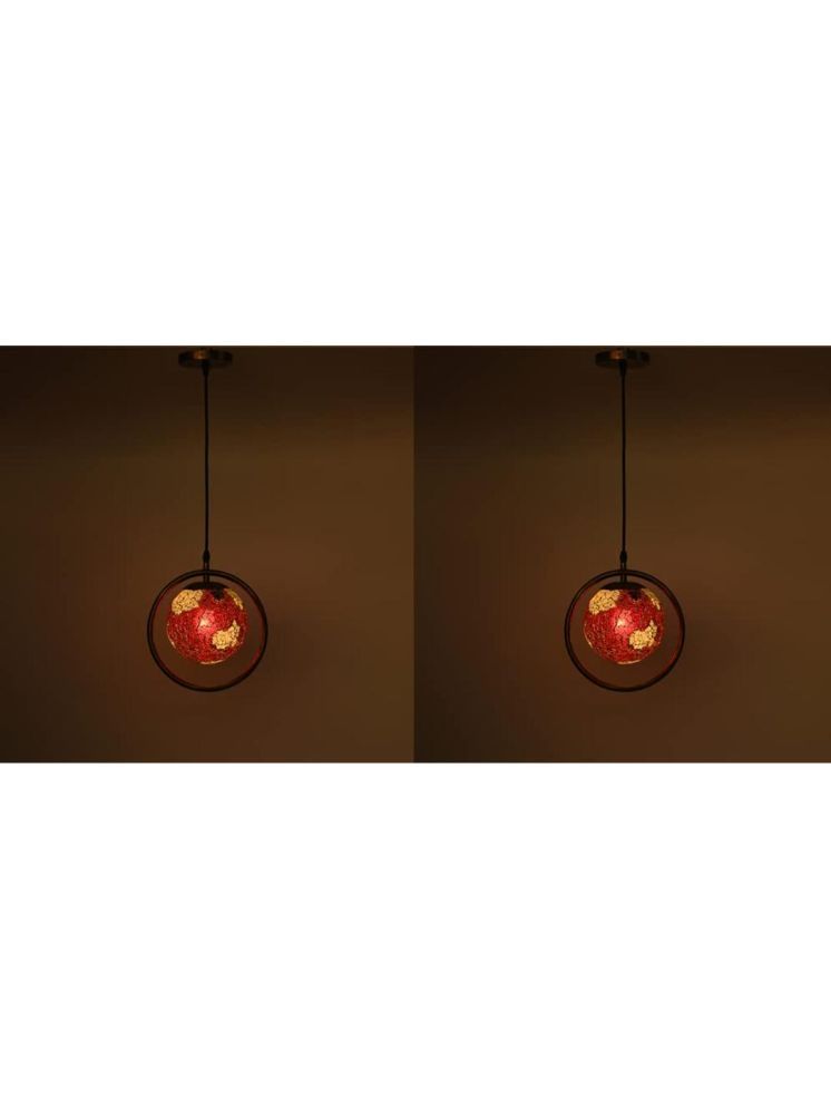     			1st Time Glass Designer Ceiling Lamp Pendant Multi - Pack of 2