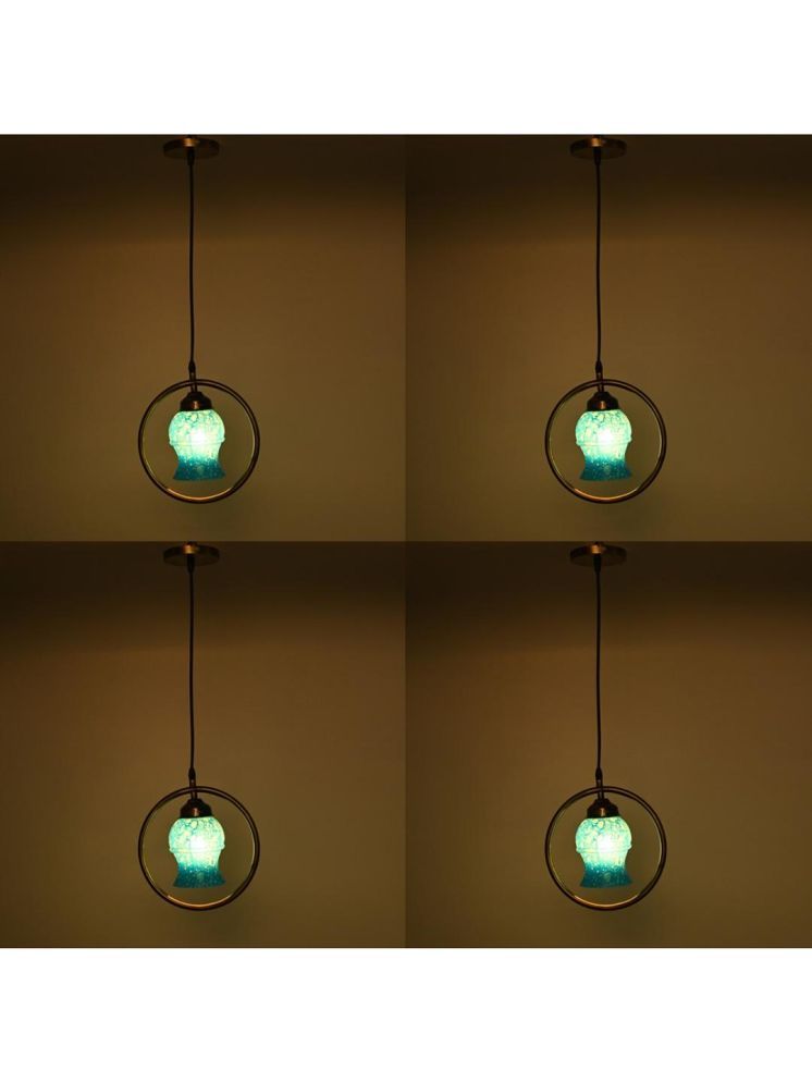     			1st Time Glass Designer Ceiling Lamp Pendant Multi - Pack of 4