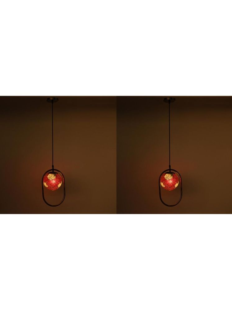     			1st Time Glass Designer Ceiling Lamp Pendant Multi - Pack of 2