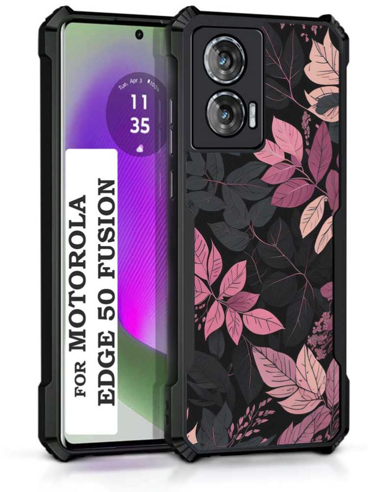     			COBERTA Multicolor Printed Back Cover Polycarbonate Compatible For Moto Edge 50 Fusion ( Pack of 1 )