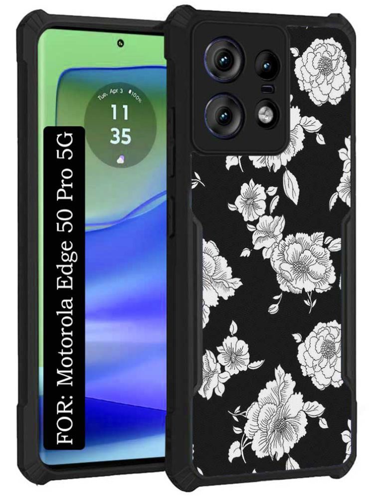     			COBERTA Multicolor Printed Back Cover Polycarbonate Compatible For Motorola Edge 50 Pro 5G ( Pack of 1 )