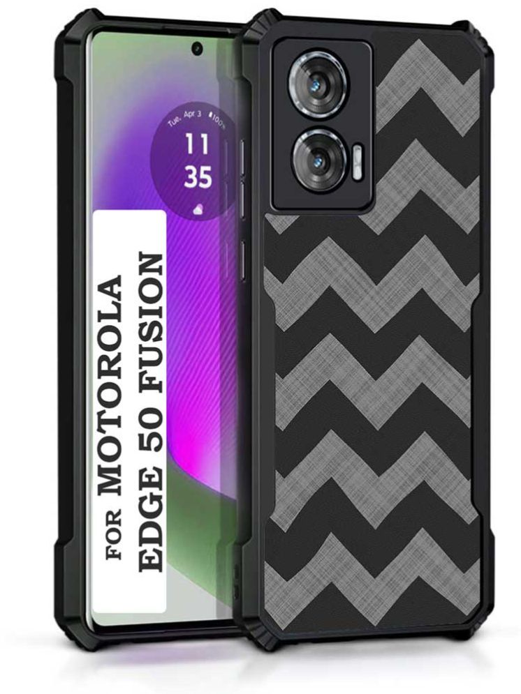     			COBERTA Multicolor Printed Back Cover Polycarbonate Compatible For Moto Edge 50 Fusion ( Pack of 1 )