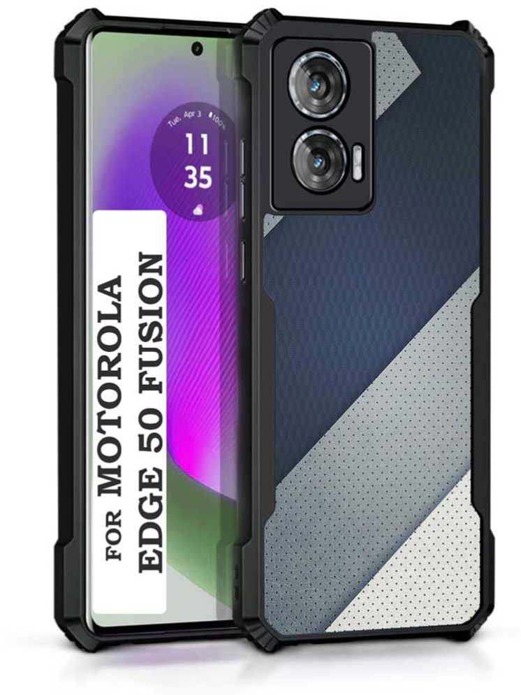     			COBERTA Multicolor Printed Back Cover Polycarbonate Compatible For Moto Edge 50 Fusion ( Pack of 1 )