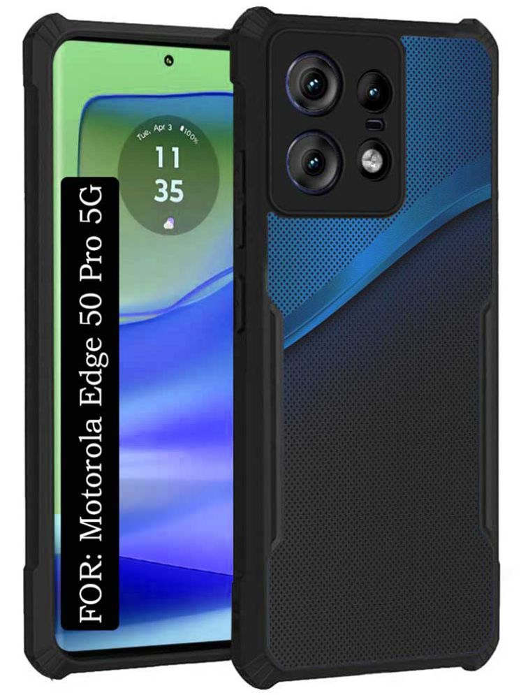     			COBERTA Multicolor Printed Back Cover Polycarbonate Compatible For Motorola Edge 50 Pro 5G ( Pack of 1 )