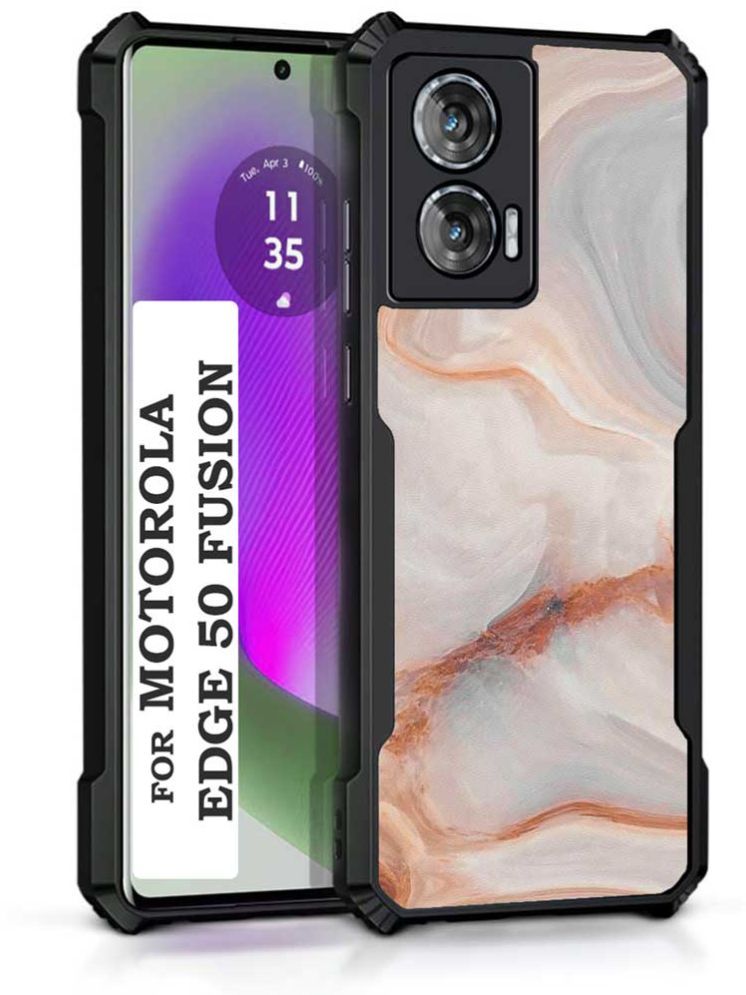     			COBERTA Multicolor Printed Back Cover Polycarbonate Compatible For Moto Edge 50 Fusion ( Pack of 1 )