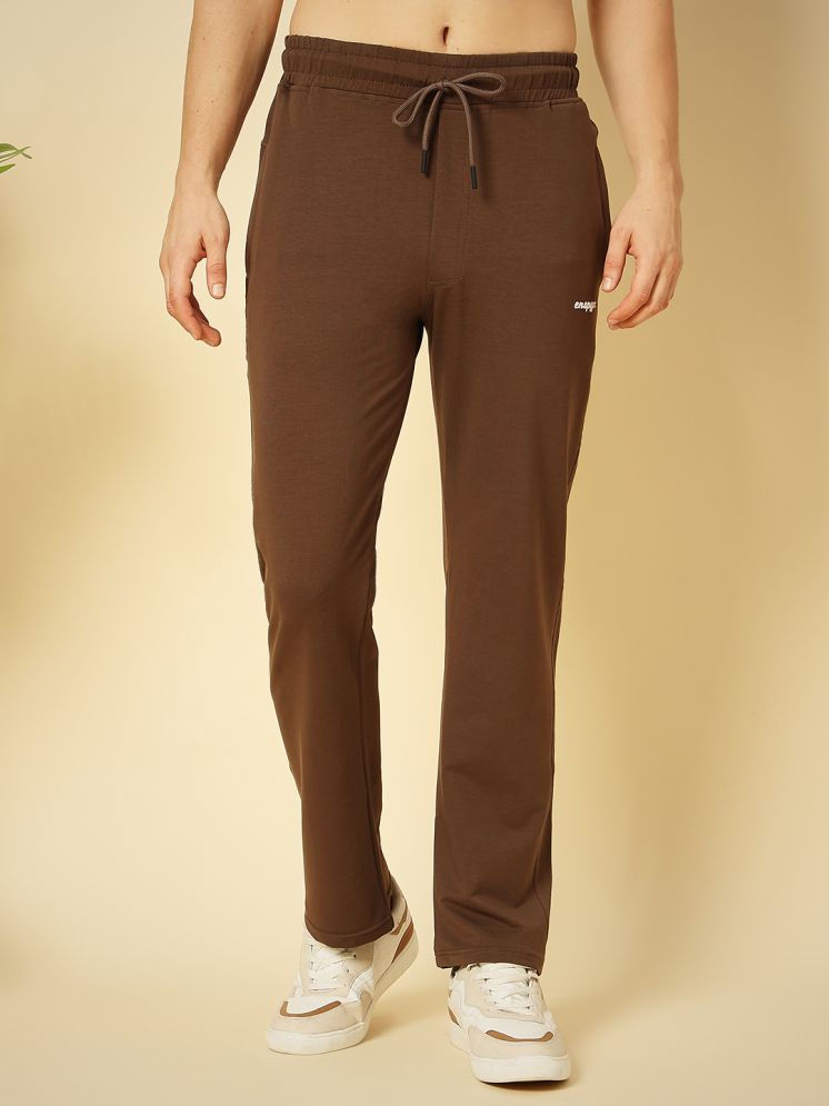     			ENSPYR Brown Cotton Men's Trackpants ( Pack of 1 )