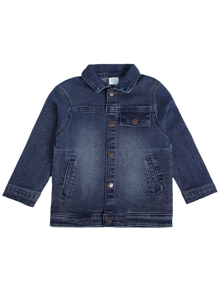     			MINI KLUB Boys Cotton Denim Jacket ( Blue , Pack of 1 )