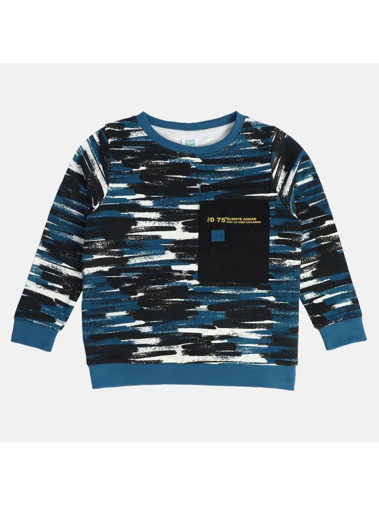     			MINI KLUB Pack of 1 Boys Cotton Sweatshirt ( Blue )