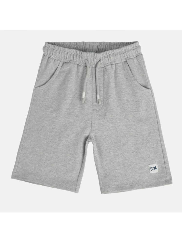     			MINI KLUB Pack of 1 Cotton Shorts For Boys ( Gray )