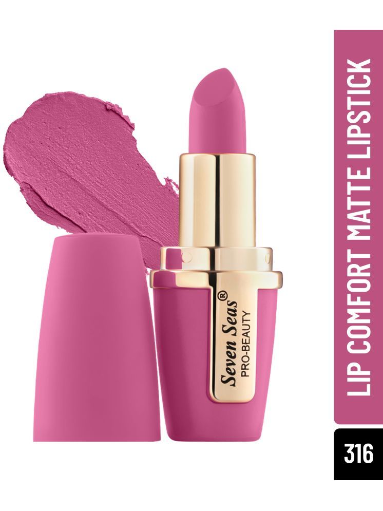     			Seven Seas Pink Matte Lipstick 3.3