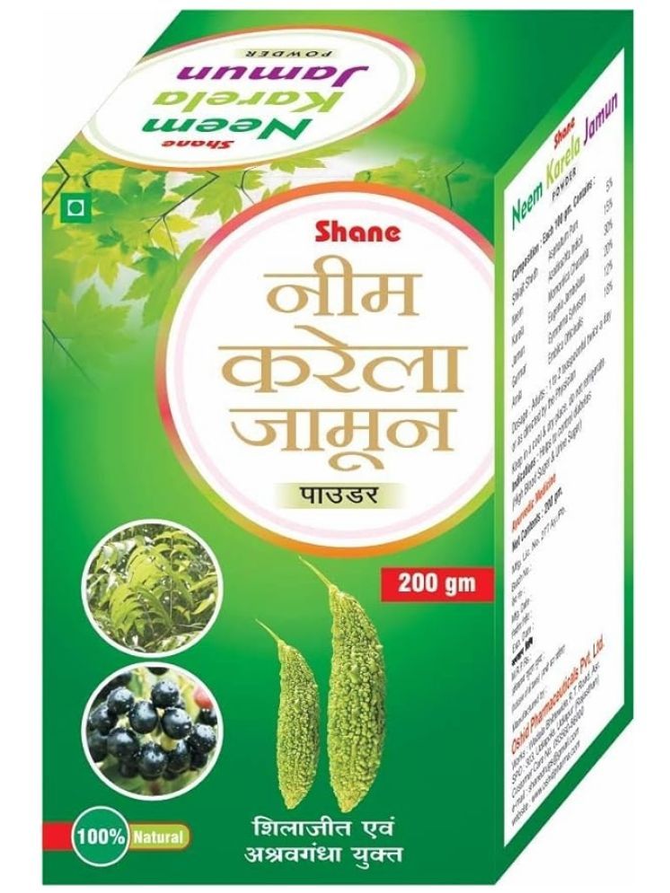     			Shane Ayurvedic Neem karela Jamun Powder 200 gm Pack Of 1