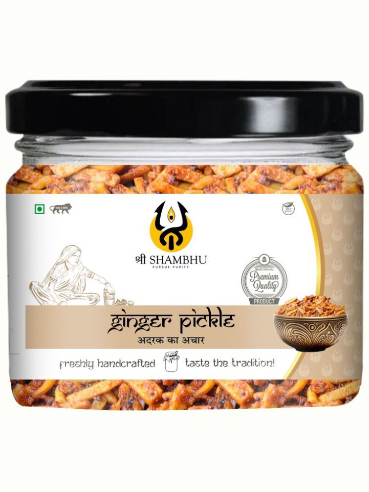     			Shri Shambhu Ginger Pickle | Adrak Ka Achar Vegetable Pickle 300 g