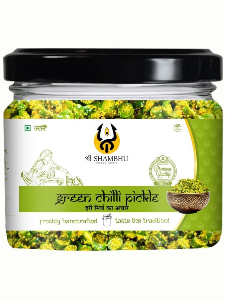     			Shri Shambhu Green Chilli Pickle | Hari Mirch Ka Achar Vegetable Pickle 300 g