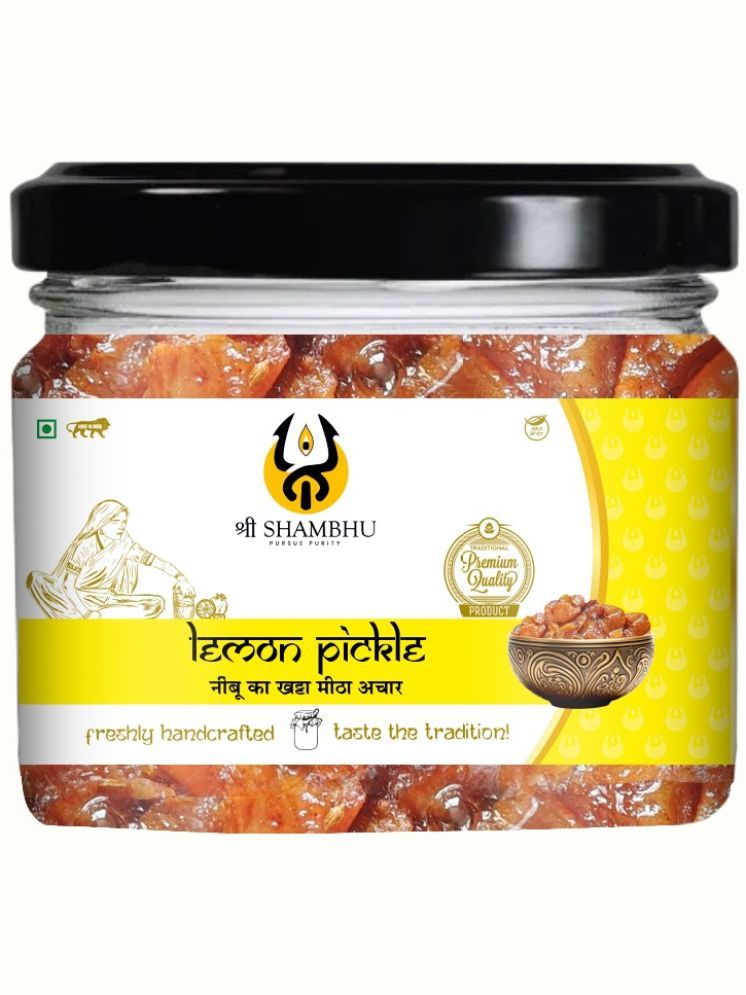     			Shri Shambhu Lemon Pickle | Nimbu Ka Achar Vegetable Pickle 300 g