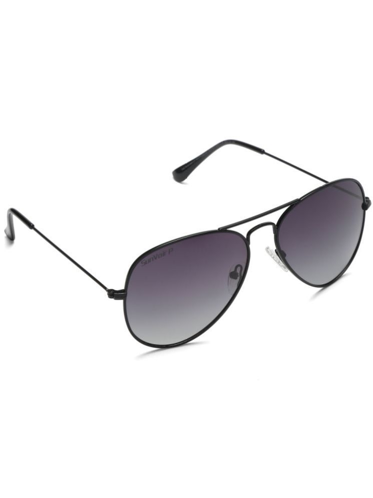     			Sunnies Black Pilot Sunglasses ( Pack of 1 )