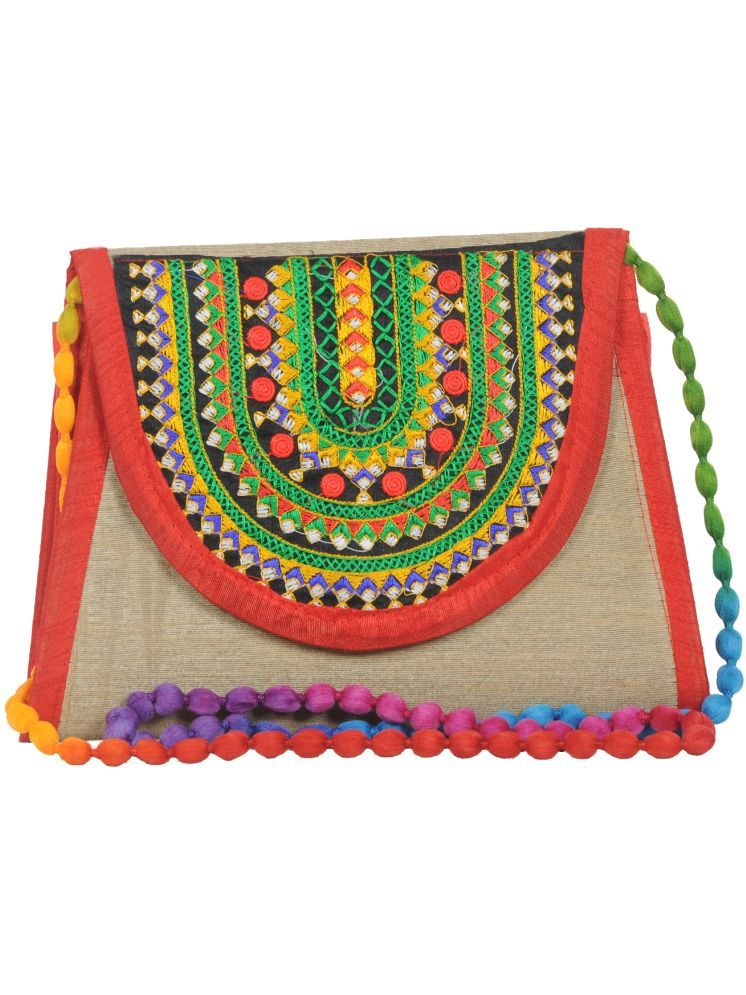     			Sunvika House Multicolor Cotton Sling Bag