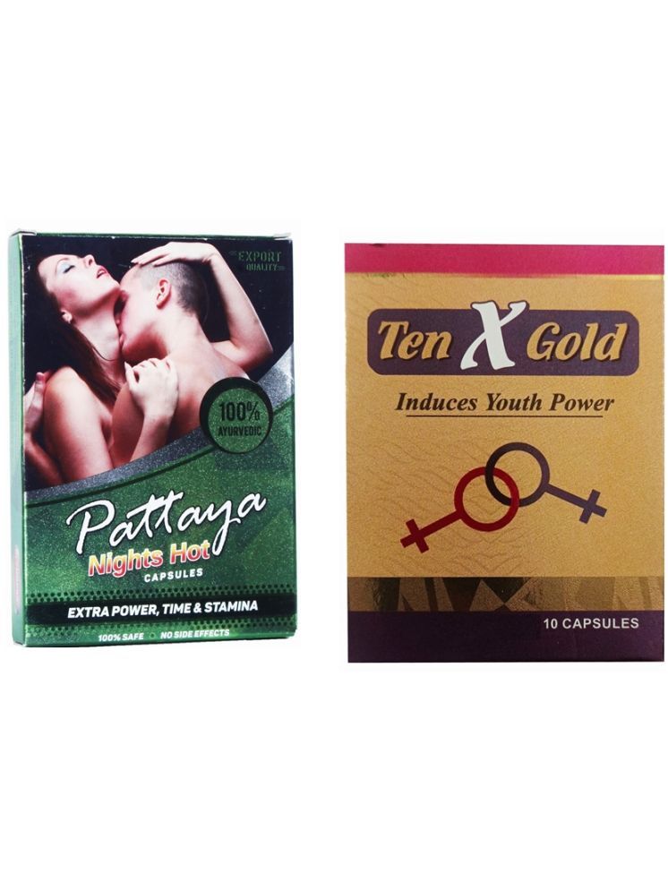     			Syan Deals Ten X Gold & Pattaya Nights Capsule Pack of 2 Combo for Men