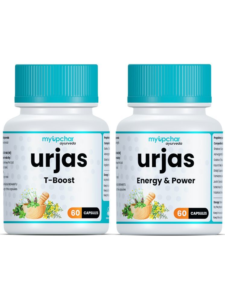     			Urjas T-Boost With Energy & Power | Improve Muscle Strength Each Veg 60 Capsules