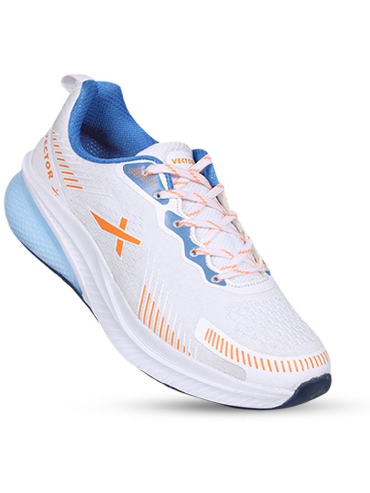     			Vector X GLIDE White Men's Sports Running Shoes